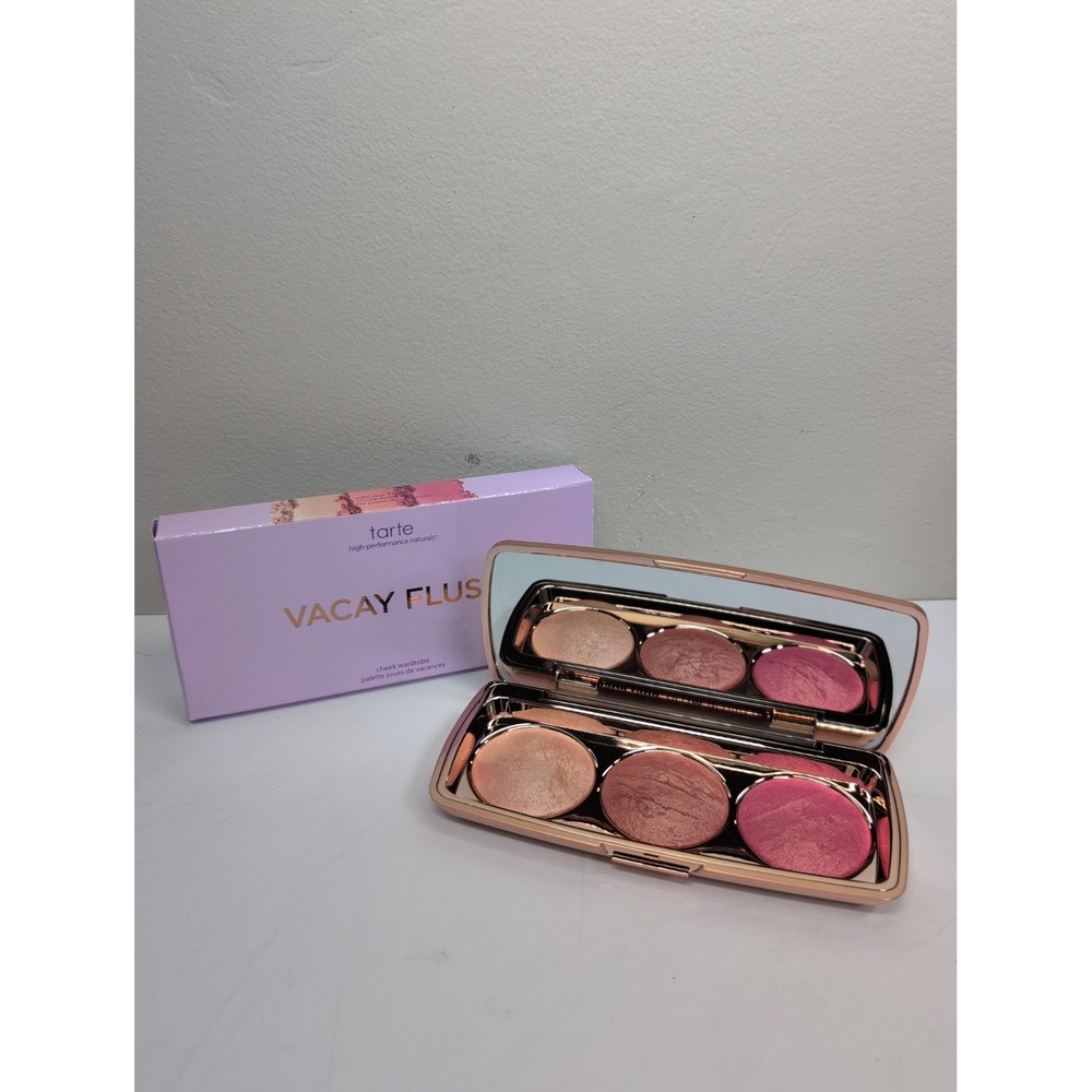 Tarte vacay flush cheek wardrobe New in box 0.14oz X3